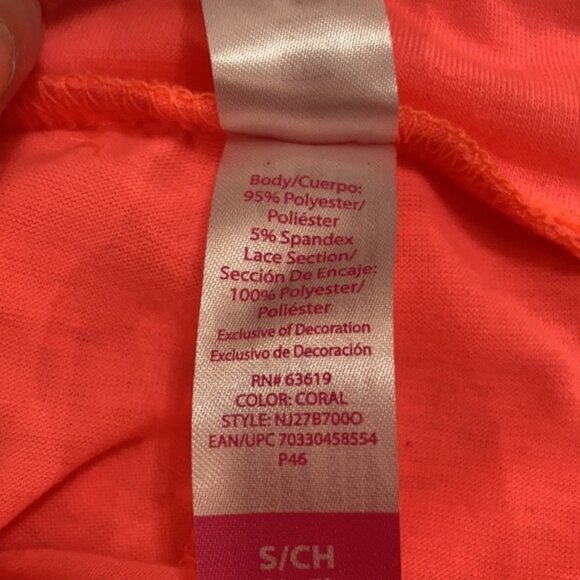 No Boundaries Neon Orange Shorts - Picture 6 of 7